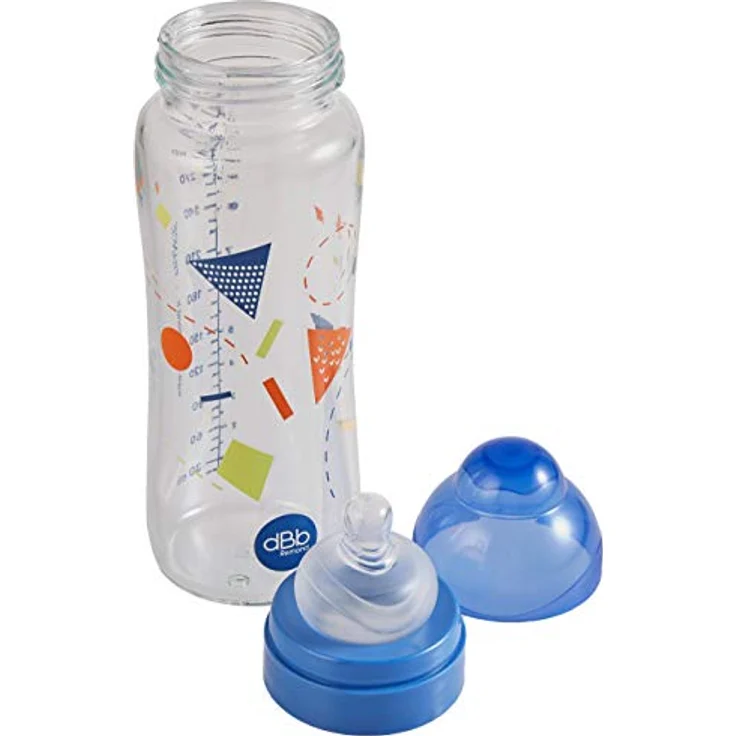dBb Remond Geometrie-Flasche in Box, 313 ml, transluzent dunkelblau – Bild 4