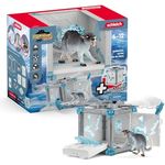 Schleich BattleCave Eisratte (42676) ELDRADOR, kreative Spielfigur mit drehender Eisschleuder, ca. 15 cm
