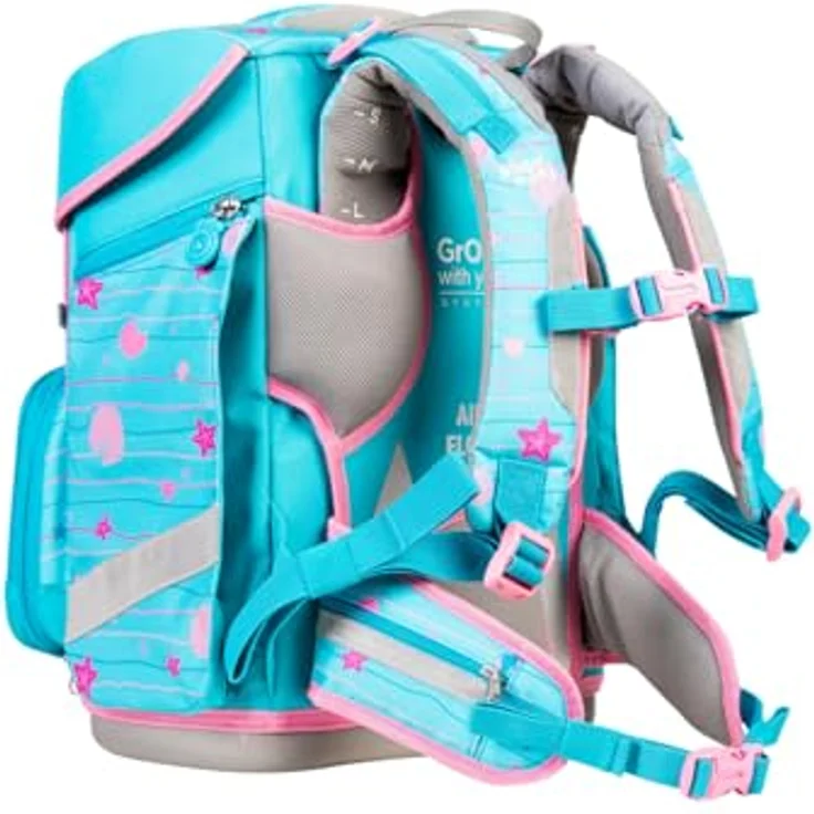 SCHOOL-MOOD® Schulranzen Champion Maxx Pro, Schulranzen in Lilly mit großem Stauraum – Bild 5
