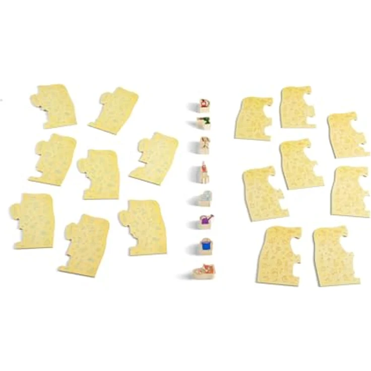 HABA Meine ersten Spiele – Berufe Memo, Brettspiel zur spielerischen Berufserkundung mit Holzpuzzles und Selbstkontrolle – Bild 8