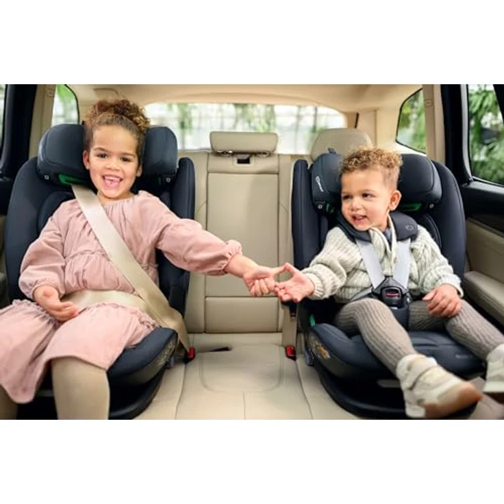 Maxi-Cosi Titan Pro2, Kindersitz i-Size mit G-Cell 2.0 Seitenaufprallschutz, atmungsaktives Material, grau – Bild 6