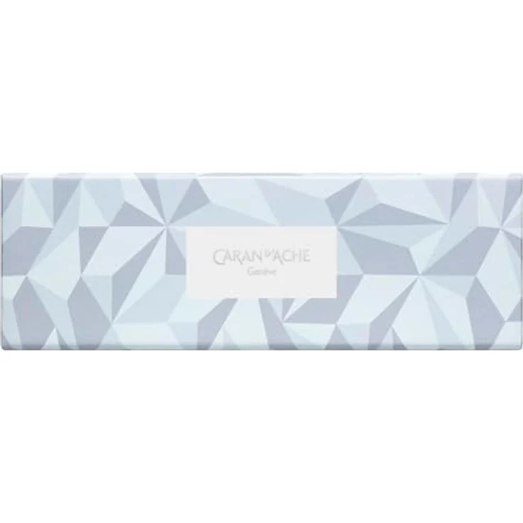 Caran d'Ache 849 Alpine Frost, Kugelschreiber in Gletscherblau mit Goliath-Mine für bis zu 600 A4-Seiten – Bild 4