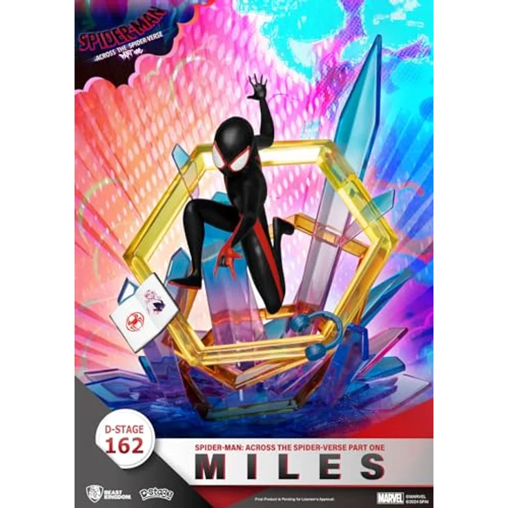 Beast Kingdom Spider-Man: Across The Spider-Verse Part One-Miles DS-162 D-Stage Statue, 15 cm hoch, hochwertige 3D-Form mit lebendigen Farben – Bild 5