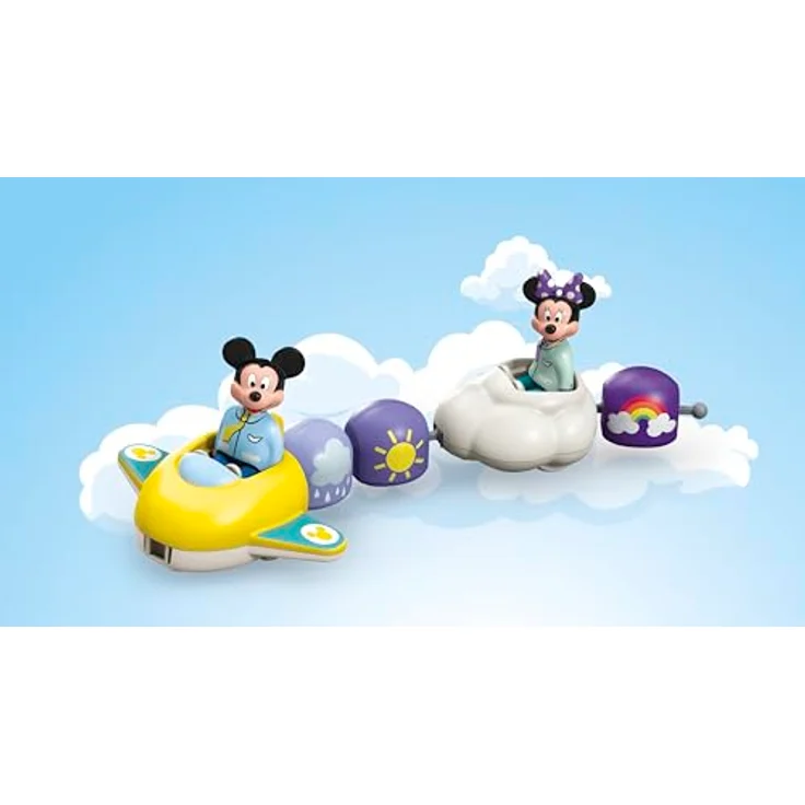 Playmobil® Mickys & Minnies Wolkenflug (71697), JUNIOR & Disney Konstruktions-Spielset, (7 St), Made in Europe – Bild 4
