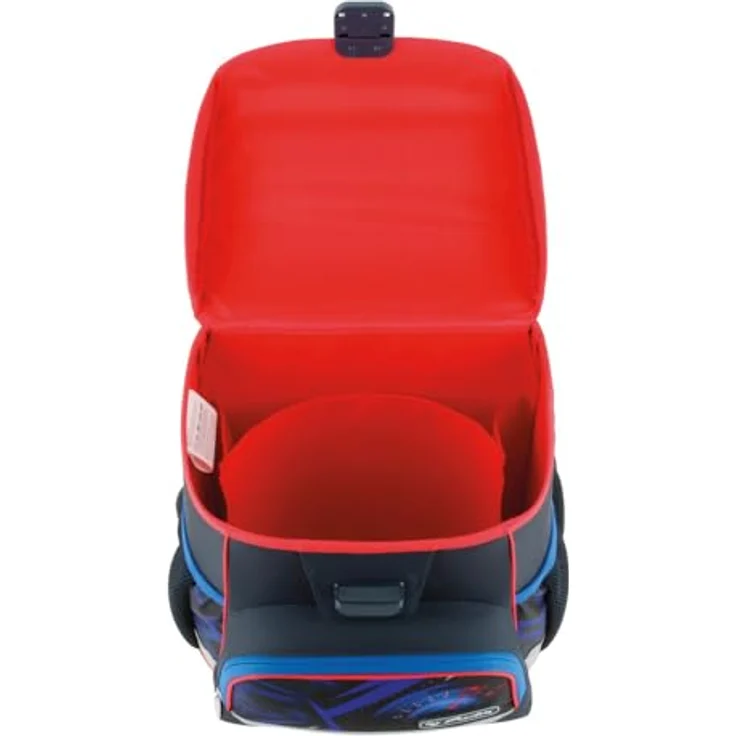 Herlitz Schulranzen Loop Plus High Speed, Komplettset mit ergonomischem Design und 17 Liter Fassungsvermögen, grau – Bild 5