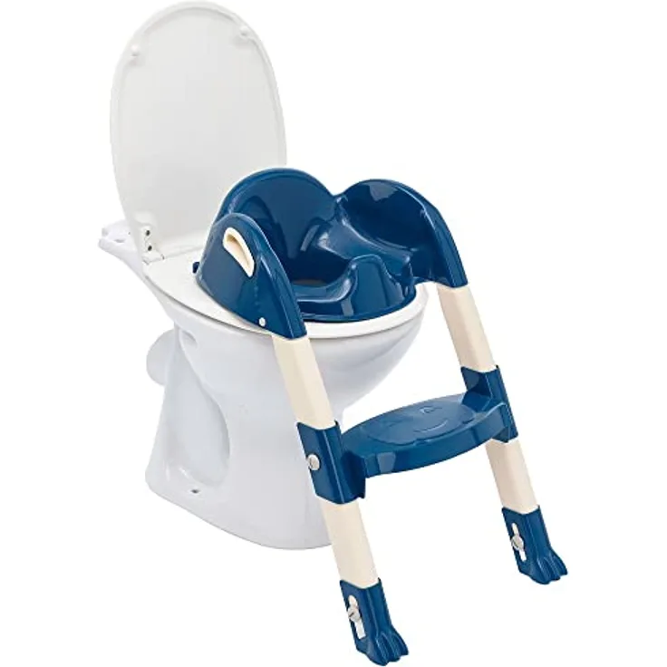 THERMOBABY Toilettensitz für Kinder, Kiddyloo, Ozeanblau, ab 18 Monaten, hergestellt in Frankreich