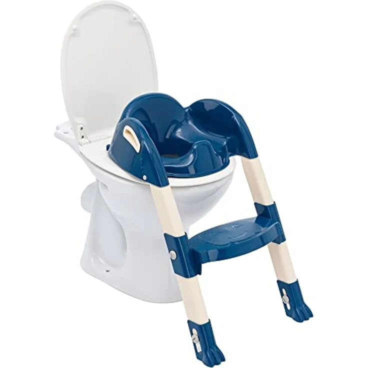 THERMOBABY Toilettensitz für Kinder, Kiddyloo, Ozeanblau, ab 18 Monaten, hergestellt in Frankreich – Bild 1
