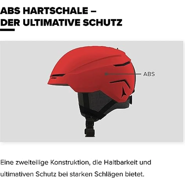 ATOMIC Savor Visor Photo Skihelm mit Visier - White Heather - Größe M - Maximale Stoßdämpfung - Active Aircon Belüftungssystem - Hochwertige Verspiegelung für klare Sicht – Bild 4