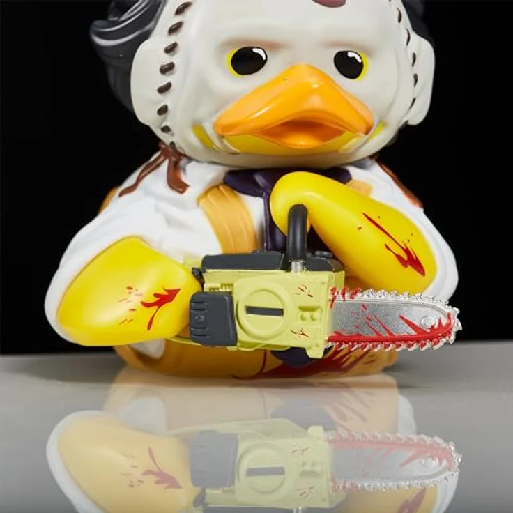 TUBBZ Boxed Ausgabe Lederface Sammel-Vinyl-Gummientenfigur - Offizielles Texas Chainsaw Massacre Merchandise, 9 cm groß in Display-Box – Bild 5
