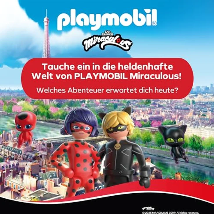 PLAYMOBIL Miraculous Ladybugs & Cat Noirs Hochzeit, detailreiches Spielset mit Figuren & Zubehör für Kinder ab 4 Jahren, fördert Kreativität & Rollenspiel, 71865 – Bild 7