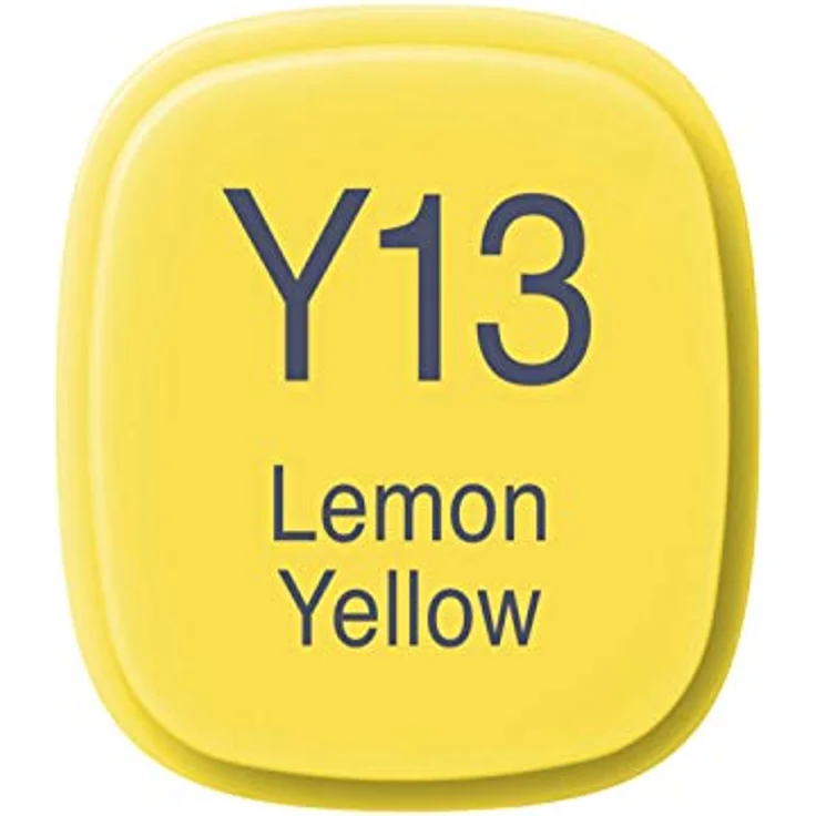 Copic Classic Marker Typ Y - 13, Lemon Yellow, professioneller Layoutmarker mit dualem Spitzensystem, schnelltrocknender und wischfester Tinte – Bild 3