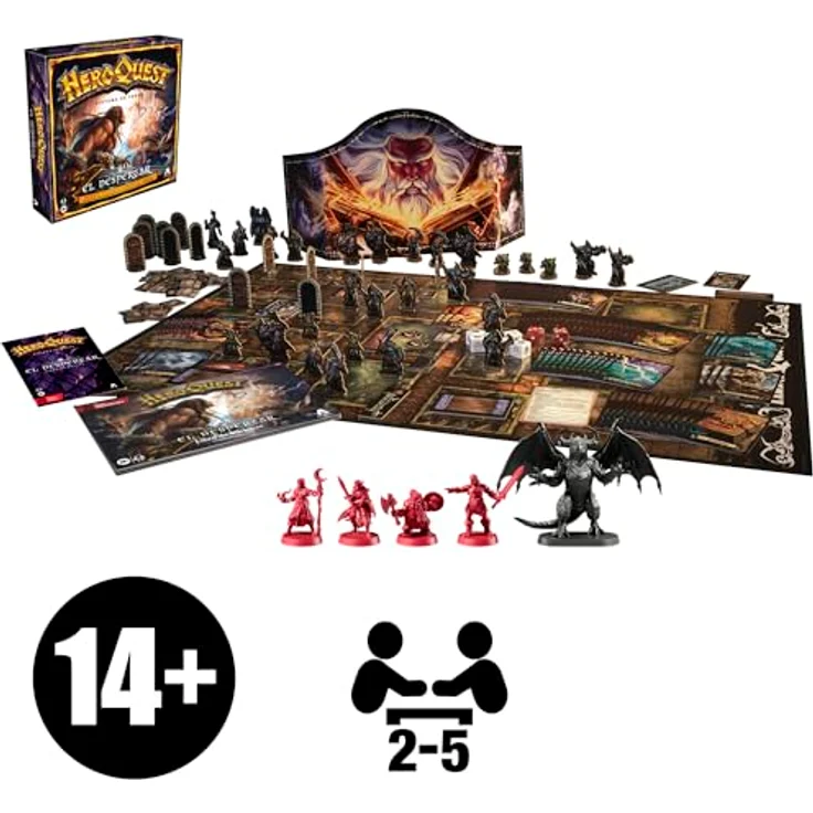 Avalon Hill HeroQuest First Light, Brettspiel mit 10 Missionen, spanische Version, kompatibel mit HeroQuest-Erweiterungen – Bild 3