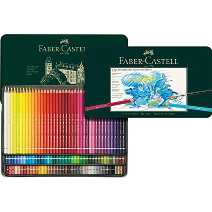 Faber-Castell 117511 - Aquarellstift Albrecht Dürer 120er Metalletui – Bild 1