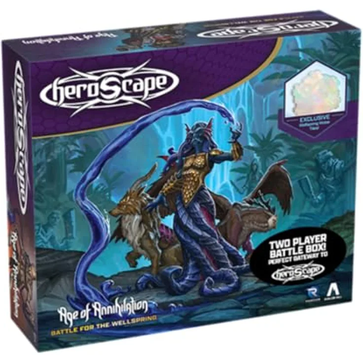 Renegade Heroscape Battle for the Wellspring Battle Box, strategisches Brettspiel für 2 Spieler, englische Version, 30-60 Minuten Spieldauer