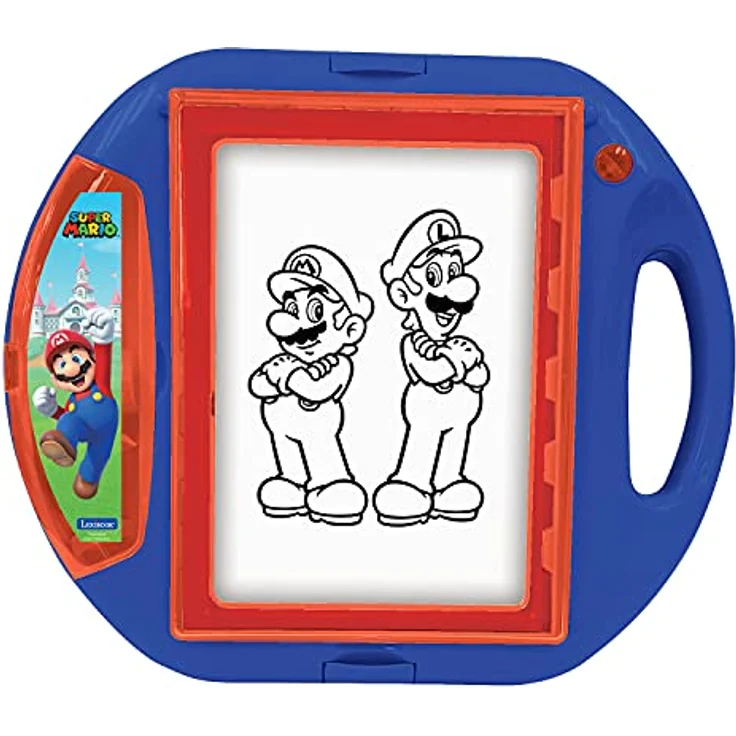 Lexibook Super Mario Zeichenprojektor, kreatives Set mit 10 Vorlagen und 4 Stempeln, tragbar – Bild 2
