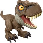 Mattel® Jurassic World Roar Command T-Rex Actionfigur, über 20 cm mit Geräuschen und Sprachaufnahmefunktion