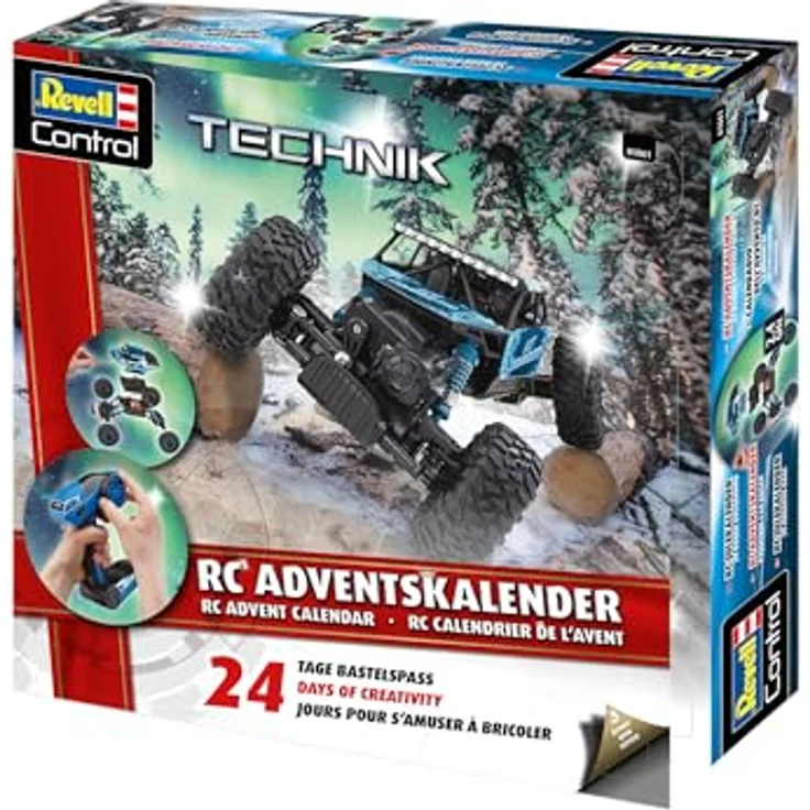 Revell Adventskalender RC Crawler, ferngesteuertes 1:18 Offroad-Modell mit 24 Bauschritten für Kinder ab 8 Jahren, ideales Geschenk zu Weihnachten – Bild 5