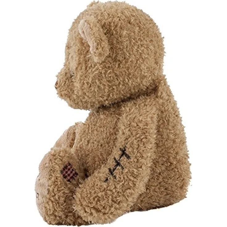 Teddys Rothenburg Kuscheltier Teddybär Nobody is Perfect 25 cm braun mit Flicken Plüschteddybär, Handwaschbar bis 30 Grad – Bild 2