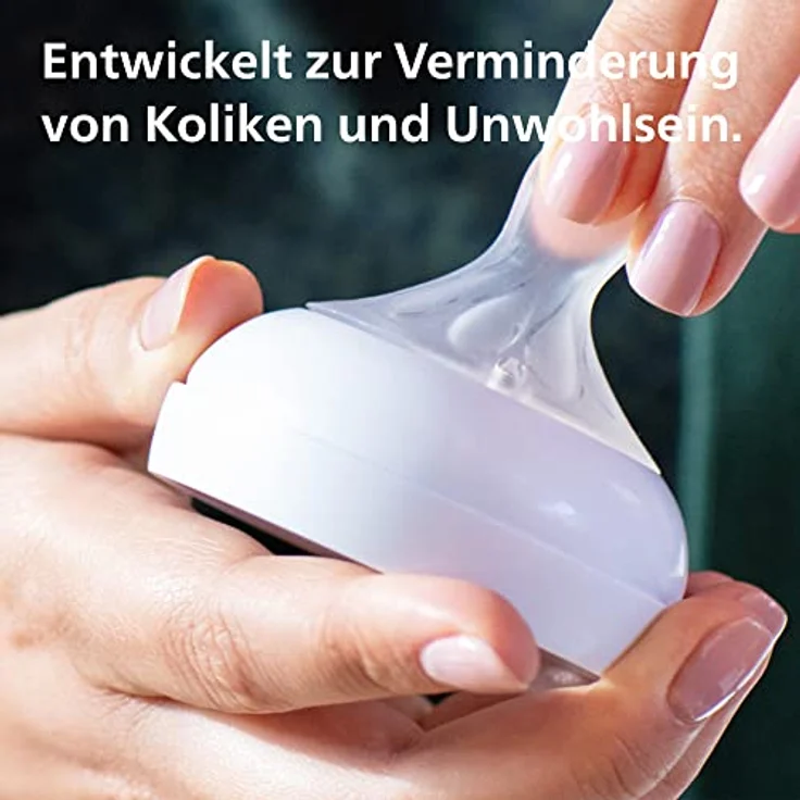 Philips Avent Natural Response Sauger – 2x Sauger für Babyflaschen mit Durchflussstärke 1, für Neugeborene ab 0 Monaten, BPA-frei (Modell SCY961/02) – Bild 7