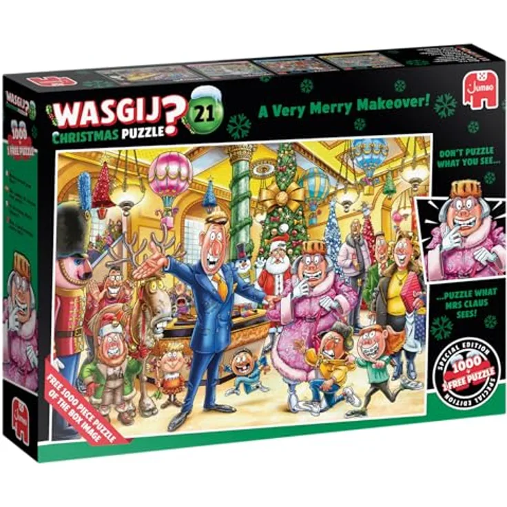 Wasgij Christmas 21 - Eine fröhliche Verwandlung!, Puzzlespiel mit 2000 Teilen