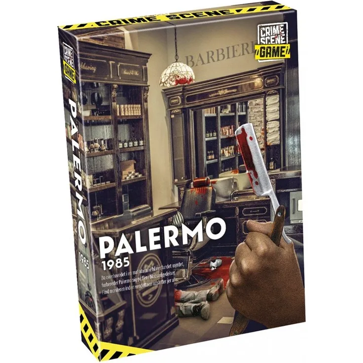 Tactic Crime Scene Palermo 1985, Brettspiel mit kriminalistischem Puzzle- und Erzählkonzept