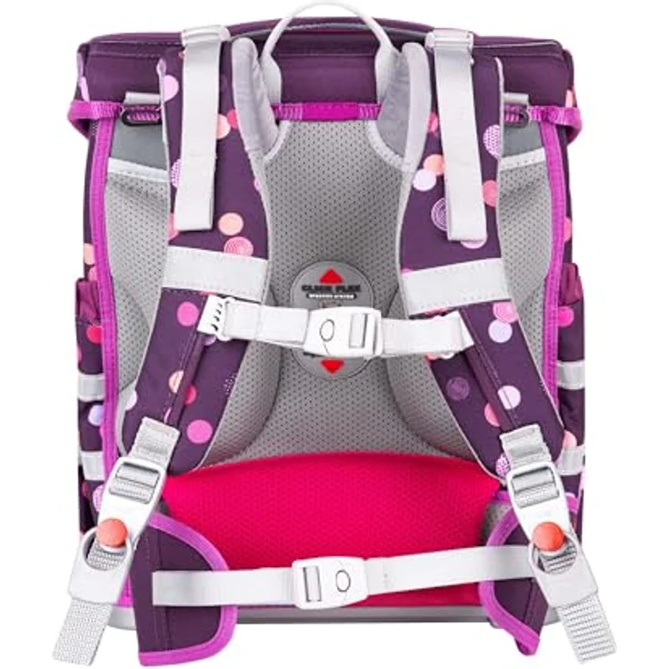 McNeill Schulranzen-Set COMPACTO, 5tlg. - Kollektion 2024, Tragetasche, RUBY – Bild 3