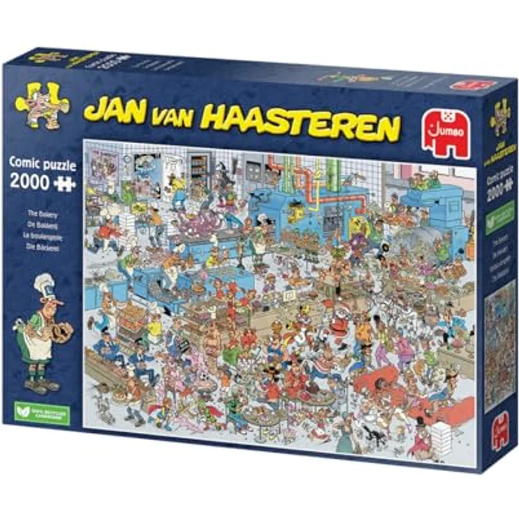 Jumbo 1110100311 Die Bäckerei 2000 Pieces Puzzlespiel, Mehrfarbig – Bild 3