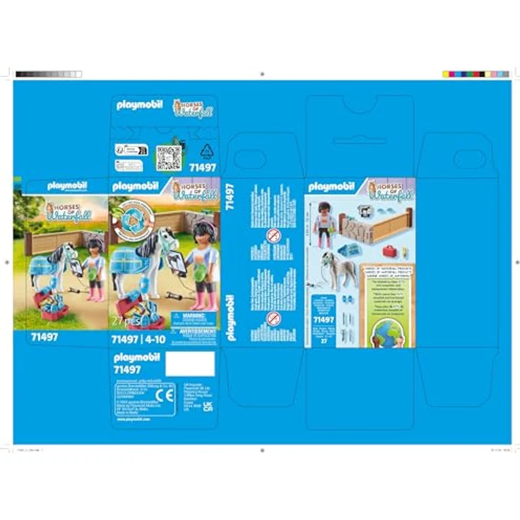 Playmobil® Konstruktions-Spielset Pferde-Therapeutin (71497), Horses of Waterfall, (27 St), Made in Europe – Bild 9