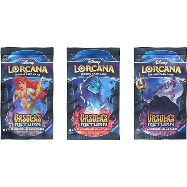 Ravensburger Disney Lorcana Trading Card Game: Set 4 - Booster (Englisch) - 12 zufällige Karten, Foil-Karte enthalten – Bild 2