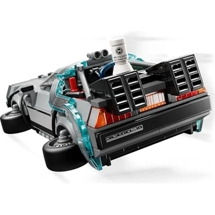 LEGO Speed Champions 77256, Zeitmaschine DeLorean aus Zurück in die Zukunft mit 2 Minifiguren Marty McFly und Doc Brown, Bau- und Spielset für Kinder ab 9 Jahren – Bild 5