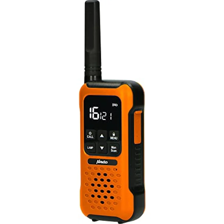 Alecto FR300 Kinder Wallkie Talkie - Funkgeräte - 10km Reichweite - IPX4-16 Kanäle - VOX Funktion - 2,5mm - Orange – Bild 3