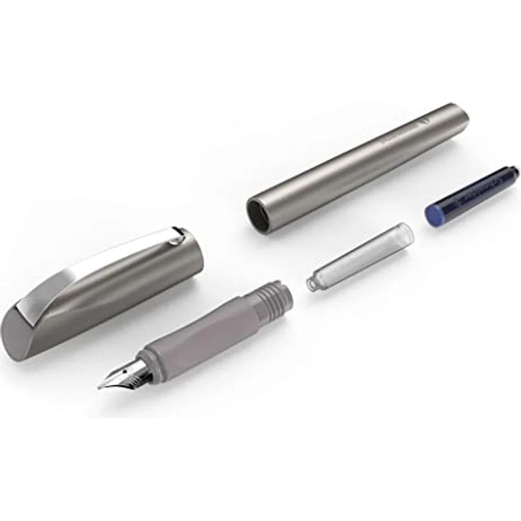 Schneider Ceod Shine Füllfederhalter graphite Patronenfüller grau-metallic M (mittel) – Bild 4