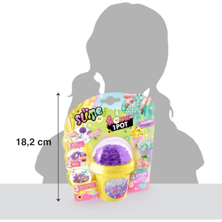 Canal Toys So Slime Slime Flower, Duftschleim im Topf mit Farbblume, 4 Styles zum Sammeln, Kreativ-Set für Kinder ab 6 Jahren - SSC417 – Bild 5