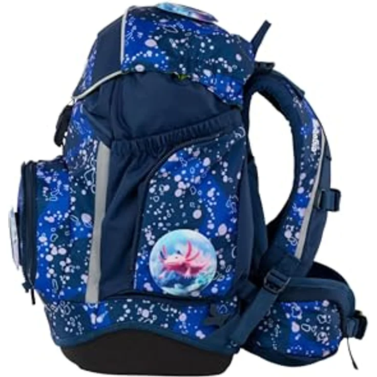 ergobag Pack Set, ergonomischer Schulranzen 6-teilig für 1. Klasse, flexibel, individualisierbar, standfest mit Reflektoren, inkl. Sportrucksack und gefülltem Federmäppchen – Bild 3