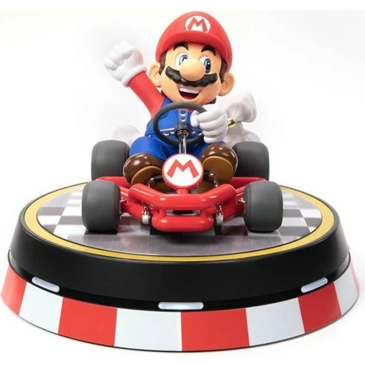 First 4 Figures Mario Kart Collector's Edition, Statue mit Leuchtfunktion und Rauch, 22 cm, PVC, 18500 Akku erforderlich – Bild 1