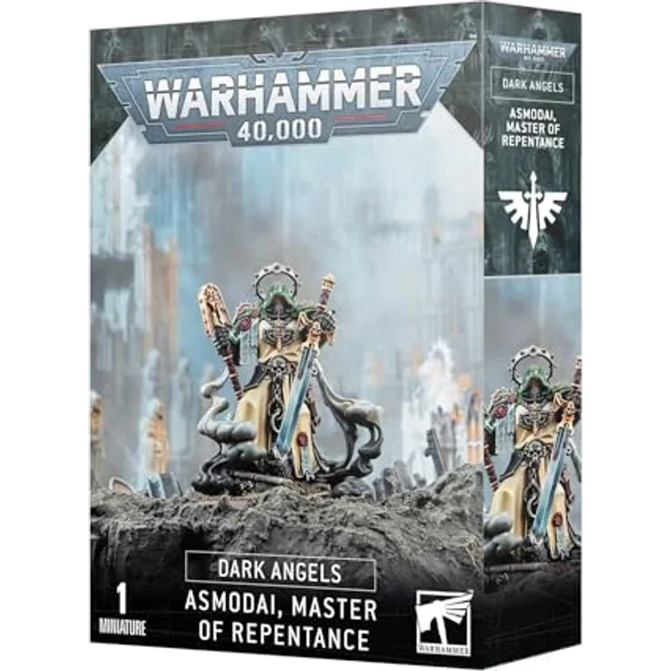 Warhammer 44-21 Collectible Figure - Asmodai, Master of Repentance - Miniaturmodell - 1.27 cm, Schwarz, langlebig und einfach zu bedienen – Bild 2