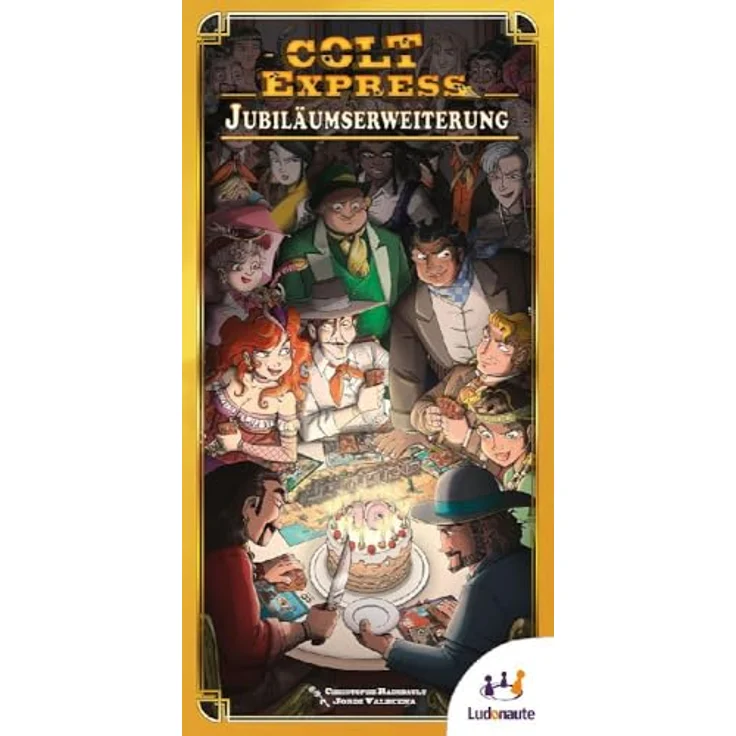 Ludonaute Colt Express – Jubiläumserweiterung, Brettspiel für 2-7 Spieler, ab 10 Jahren, Spielzeit 40 Minuten, Deutsch – Bild 1
