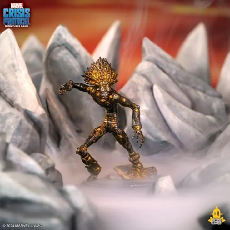 Atomic Mass Games Marvel Crisis Protocol - Sunspot Warlock Charakterpack für Strategiespiel, 2 Figuren, für 2 Spieler ab 14 Jahren – Bild 6
