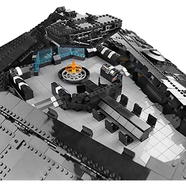Mould King 21004 Dreadnought der Eclipse-Klasse, Modellbausteine für große Raumschiffe, 112 x 72 x 53 cm, kompatibel mit -Technologie, detailliertes Schlachtschiff-Design – Bild 5