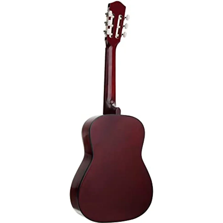 Classic Cantabile AS-851 1/2 Konzertgitarre Starter Set (Lindenholz, Blackwood Griffbrett, Gigbag Tasche, Lehrbuch, 3 Plektren, Stimmpfeife) in Naturfarben – Bild 5