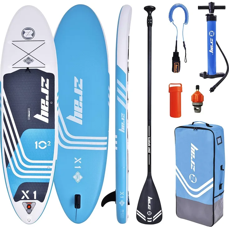 Zray X1 10.2 SUP Board Stand Up Paddle Surf-Board aufblasbar Paddel ISUP 310cm, blau