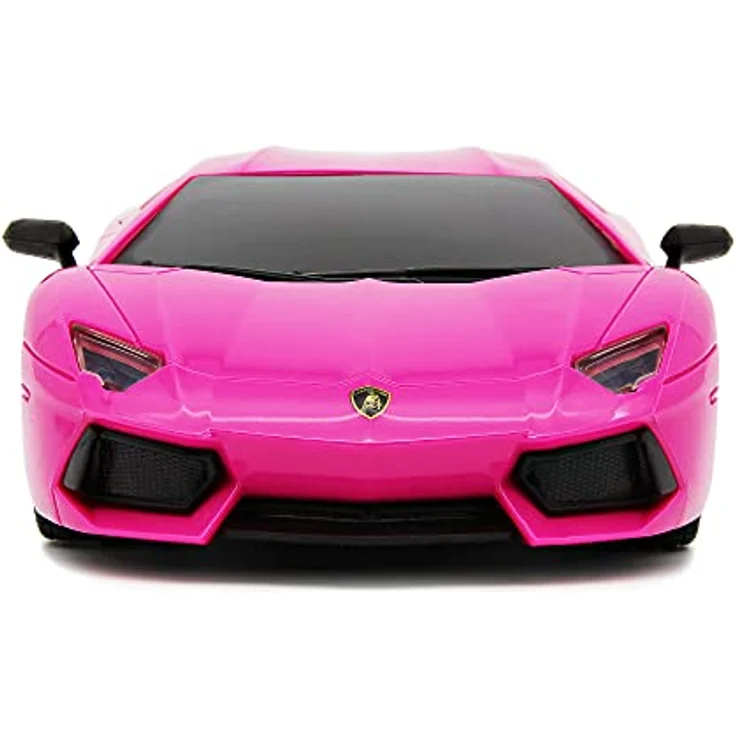 CMJ RC CARS Lamborghini Aventador LP700-4, ferngesteuertes Modellauto im Maßstab 1:24, rosa, mit funktionierenden Lichtern und 2.4GHz Frequenz – Bild 3