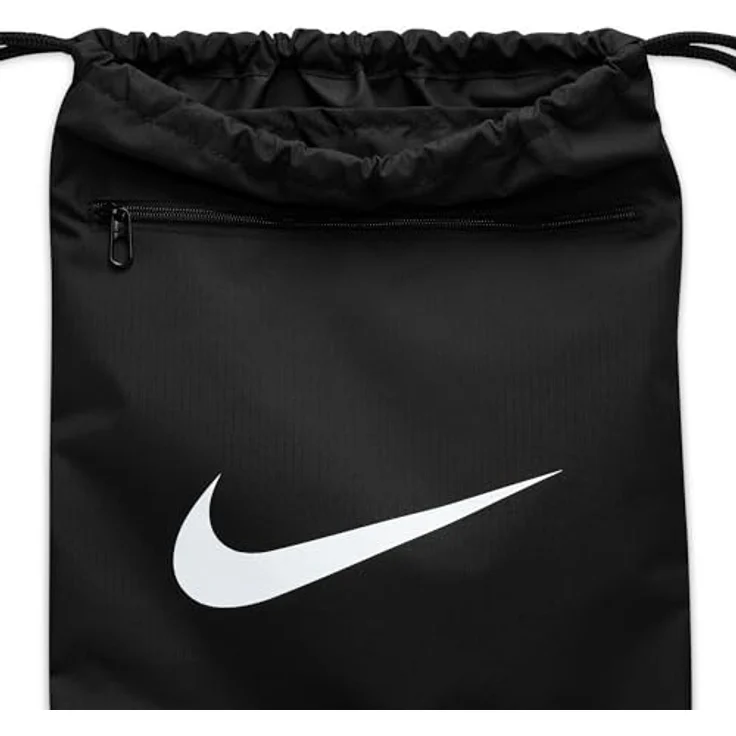 Nike Drawstring Sporttaschen 9.5 (18L), Black/Black/White One size, Einheitsgröße – Bild 3