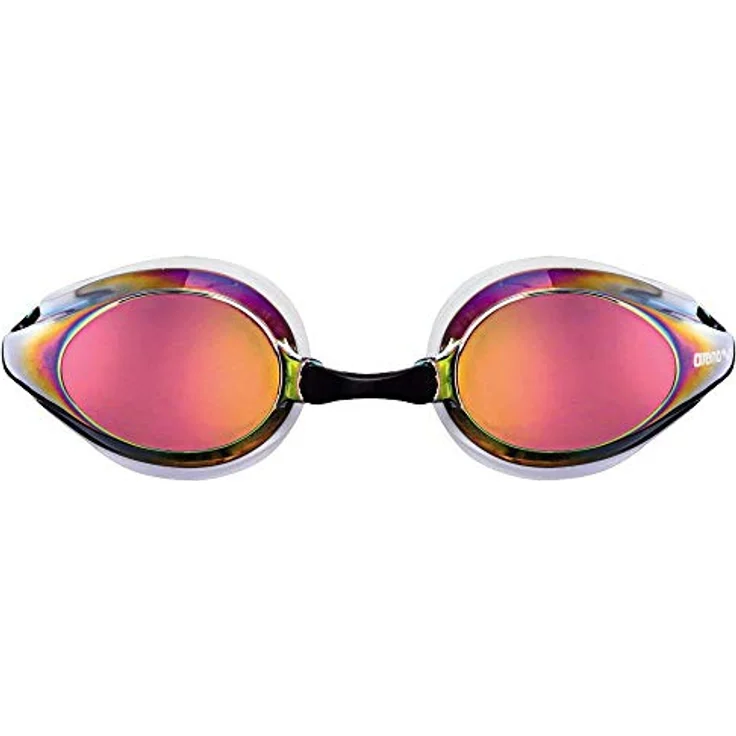arena Tracks Mirror Anti-Fog Wettkampf Schwimmbrille Unisex für Erwachsene, Schwimmbrille mit verspiegelten Gläsern, UV-Schutz, 4 Austauschbare Nasenstege, Silikon Dichtungen – Bild 5