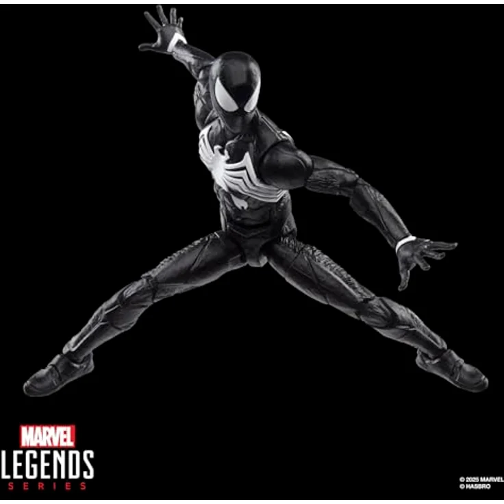 Marvel Legends Series Gamerverse Peter Parker, Schwarzer Anzug Spider-Man Action-Figur, 15 cm mit 5 Accessoires und über 20 Bewegungspunkten – Bild 5