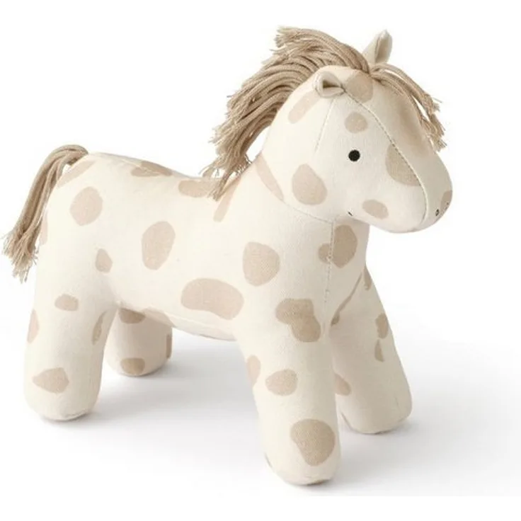 Kids Concept Kuscheltier Spielzeugpferd Dotty Aiden, Mini-Pferd aus Baumwollstoff, für Kinder ab 0 Monaten, 24x12x24 cm, bunt