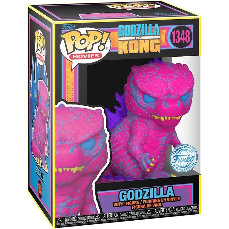 Funko Godzilla Vs Kong - Godzilla 1348 Special Edition - 10 cm Funko Pop! Vinyl Figur in Fenster Box, offiziell lizenziert – Bild 1