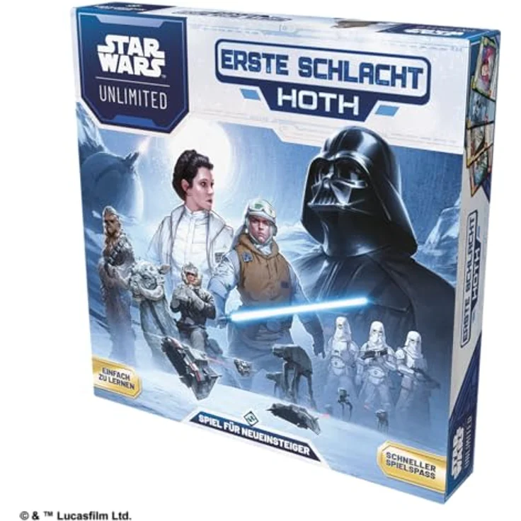 Asmodee Star Wars: Unlimited TCG – Erste Schlacht Hoth – Sammelkartenspiel-Starter-Set mit 2 vorgefertigten Decks, für Kinder und Erwachsene ab 12 Jahren, Deutsch, 20 Minuten Spielzeit – Bild 3