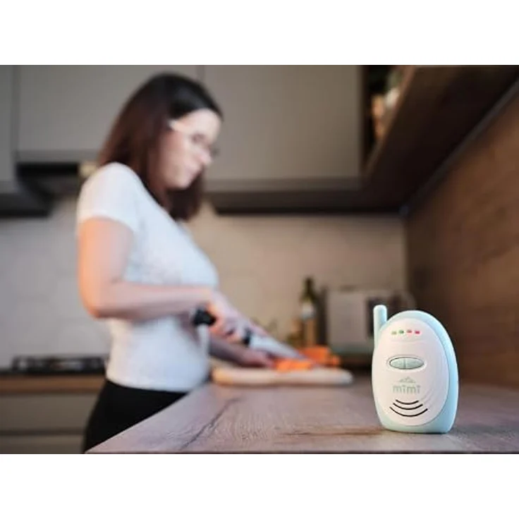 ETA Mimi 8306 90000, Audio-Babyphone mit 2,4 GHz FHSS-Technologie, LED-Anzeigen, Reichweite bis 300 m, Einwegkommunikation, schwaches Signal & Batterieerkennung – Bild 4