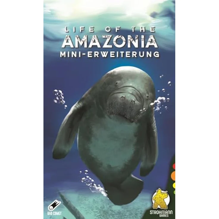 Strohmann Games Life of The Amazonia – Mini-Erweiterung, Brettspiel für 1-4 Spieler, ab 12 Jahren, 60-150 Minuten, Deutsch mit 8 einzigartigen Tierkarten und 9 hölzernen Tierfiguren – Bild 2